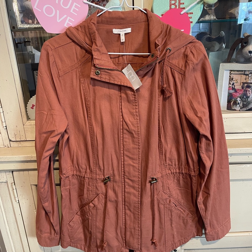 Maurices Terracotta Utility Jacket